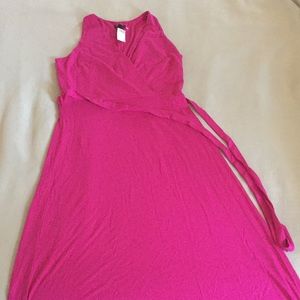 Ann Taylor maxi dress fuchsia